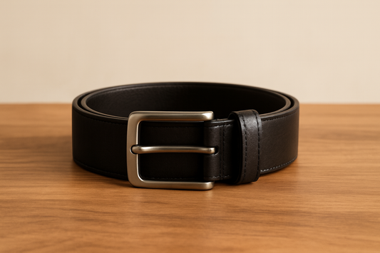 35mm Full Grain Handmade Cowhide Leather For Men Classy Dress Belts Black| Xmas Gift| Gift For Him