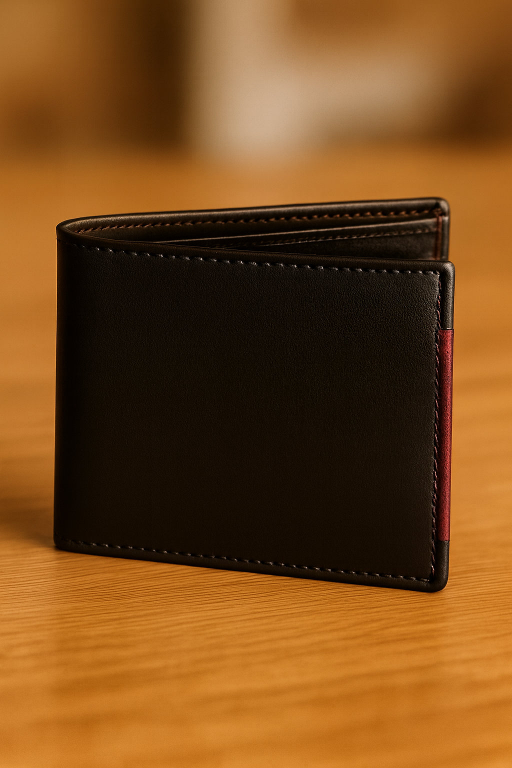 Men's Soft Smooth Genuine Cowhide Leather Bifold Slim Wallet Credit Card Holder| Gift for Him
