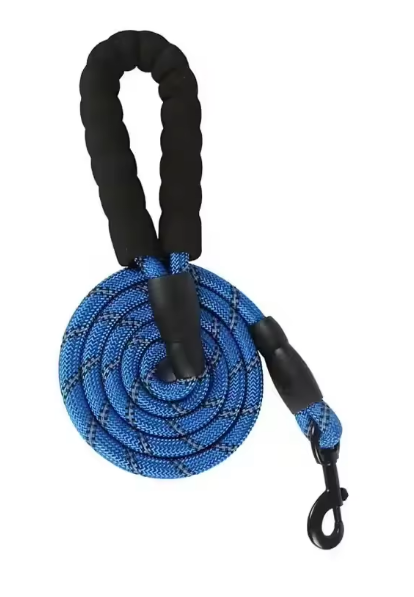 Extra Strong Reflective Rope Dog Lead with Foam Padded Handle Leash 5ft 150cm