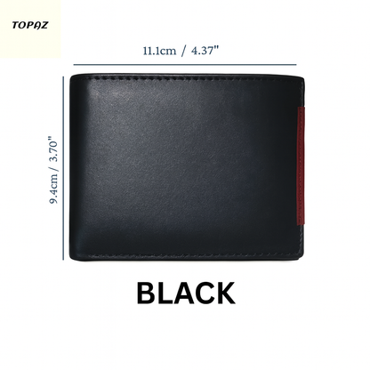 Men's Soft Smooth Genuine Cowhide Leather Bifold Slim Wallet Credit Card Holder| Gift for Him
