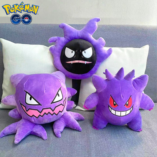 25-30cm Kawaii Ghost Pokemon Gastly Haunter Gengar Plush Toy Stuffed Anime Decor Soft Doll Cartoon Sofa Pillow Cute Gift for Kid