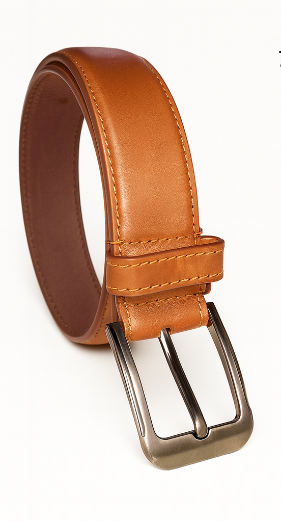 35mm Full Grain Handmade Cowhide Leather For Men Classy Dress Belts Tan|  Gift For Him