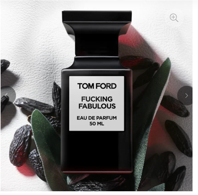 Tom Ford Fucking Fabulous Eau de Parfum bottle with dark leaves and berries